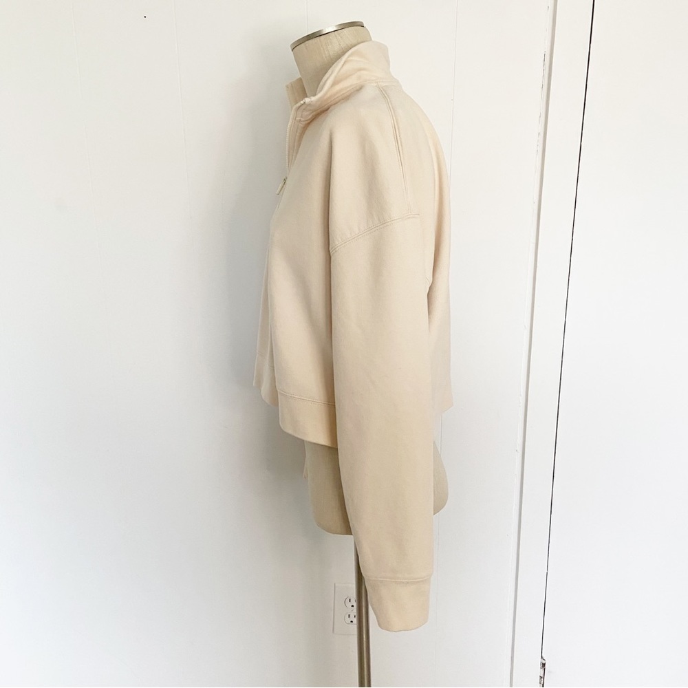 Fabletics Kat Half Zip Pullover Tapioca Cream Swe… - image 5